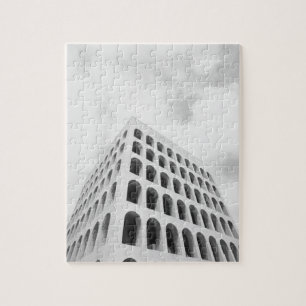 Rome Italië, EUR Palazzo del Lavoro Legpuzzel