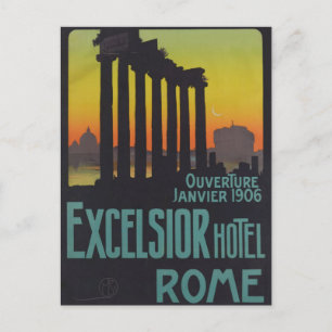 Rome Italië Europa Vintage Travel Briefkaart