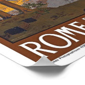 Rome Italie Europe Poster Vintage voyage (Coin)