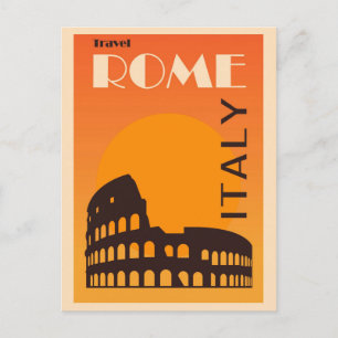 Rome Italië  Italiaans Colosseum Travel Briefkaart
