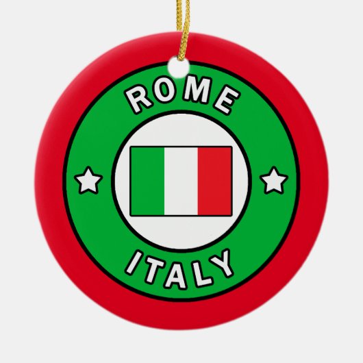 Rome Italië Keramisch Ornament (Voorkant)