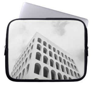 Rome Italië, Palazzo del Lavoro Laptop Sleeve