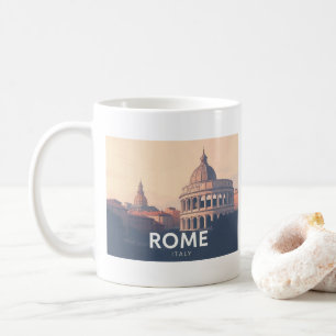 Rome Italië Pastel Travel Design Koffiemok
