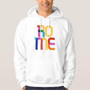 Rome Italië Pop Art Letters Hoodie