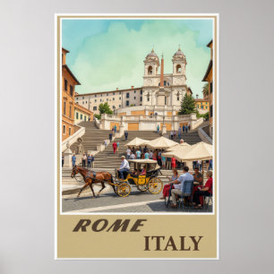 Rome, Italië poster