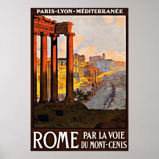 Rome Italië Poster (Voorkant)