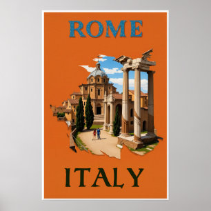 Rome, Italië Poster
