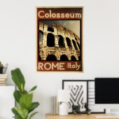 rome italie poster vintage (Bureau à domicile)