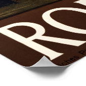 Rome Italië poster vintage (Hoek)