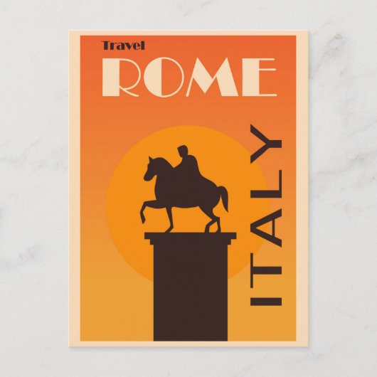 Rome Italië Reis Briefkaart (Voorkant)