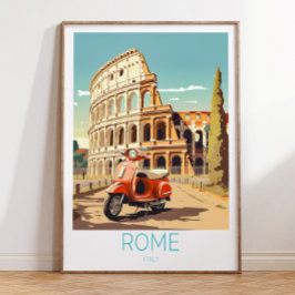 Rome Italië Reisposter, Rome Italië Poster, Rome Poster