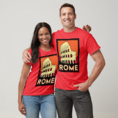 rome - italië -  retro -  coliseum t-shirt (Unisex)