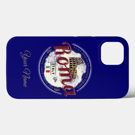 Rome Italië Retro Colosseum Holiday Case-Mate iPhone Case (Achterkant (horizontaal))