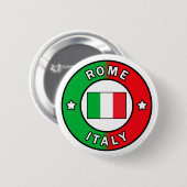 Rome Italië Ronde Button 5,7 Cm (Voorkant /achterkant)