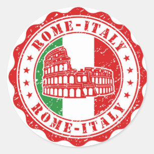 Rome Italië Ronde Sticker