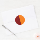 Rome, Italië Ronde Sticker (Envelop)