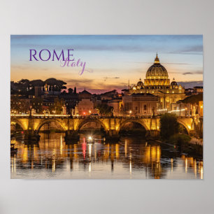 Rome Italië Schilderachtig Landschap Poster