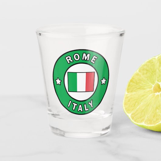 Rome Italië Shot Glas (Voorkant)