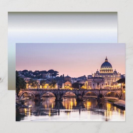 Rome Italië - Sint-Peters Cathedraal (Voorkant / Achterkant)