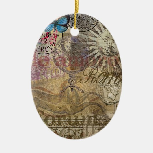 Rome Italië Travel Vacation Holiday Keramisch Ornament (Voorkant)