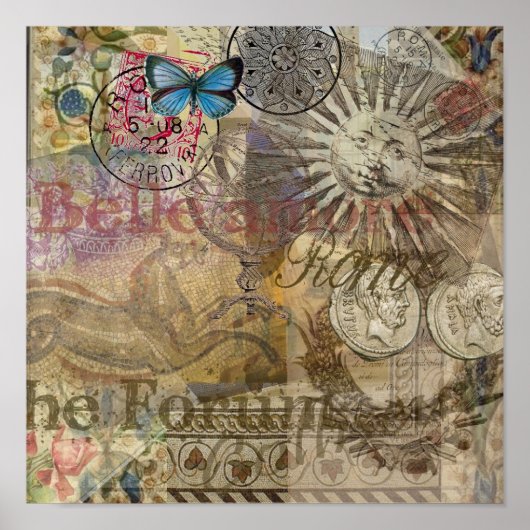 Rome Italië Travel Vacation Holiday Poster (Voorkant)