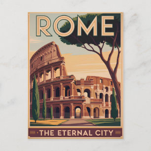 Rome Italië vintage Briefkaart
