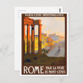 Rome Italië vintage Briefkaart (Voorkant / Achterkant)