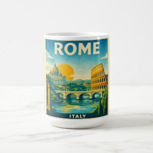 Rome Italië Vintage Reisposter Mok