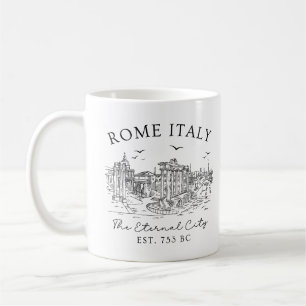 Rome Italië Vintage – Temple Ruins T-shirt Koffiemok