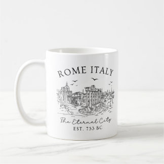 Rome Italië Vintage – Temple Ruins T-shirt Koffiemok