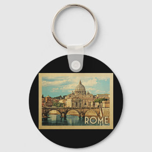 Rome Italië Vintage Travel Sleutelhanger