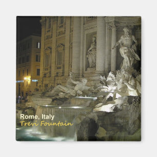 Rome Italy Trevi fontain Travel Photo Magnet Magneet