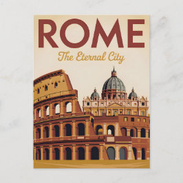 Rome Italy vintage Briefkaart