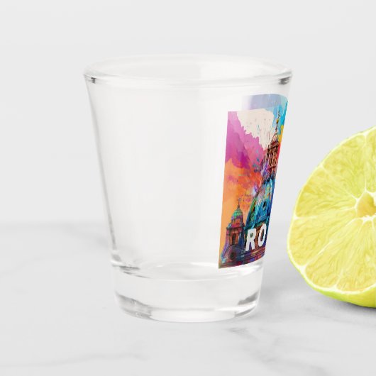 Rome Kathedralen Abstracte kunst Shot Glas (Links)