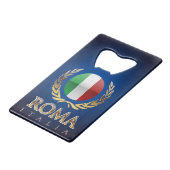 Rome Kredietkaart Flessenopener (Voorkant Gekanteld)