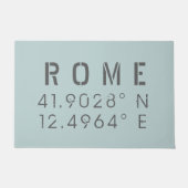 Rome Latitude Lengtegraad Deurmat (Voorkant)