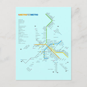 ROME METRO BRIEFKAART