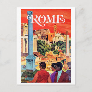 Rome, oud poster briefkaart
