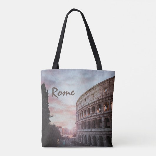 Rome Oude Architectuur zonsondergang stadsbeeld Draagtas (Achterkant)