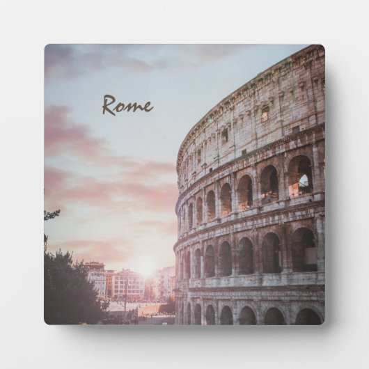 Rome Oude Architectuur zonsondergang stadsbeeld Fotoplaat (Voorkant)