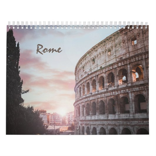 Rome Oude Architectuur zonsondergang stadsbeeld Kalender (Hoes)