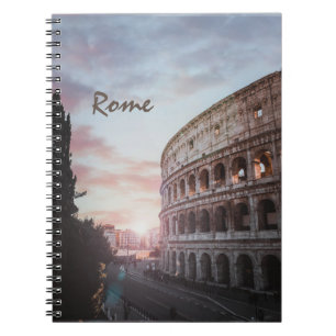 Rome Oude Architectuur zonsondergang stadsbeeld Notitieboek