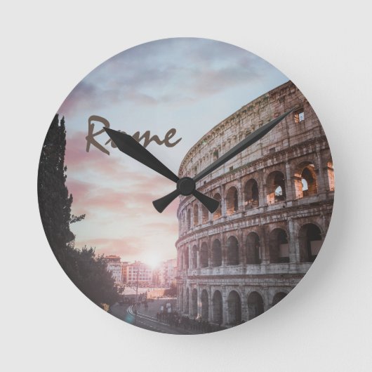 Rome Oude Architectuur zonsondergang stadsbeeld Ronde Klok (Voorkant)