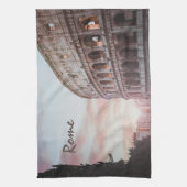 Rome Oude Architectuur zonsondergang stadsbeeld Theedoek (Verticaal)