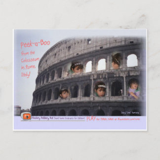 Rome ~ Pak je tiara! Laten we naar de Colossem gaa Briefkaart