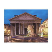 Rome - Pantheon bij nacht briefkaart