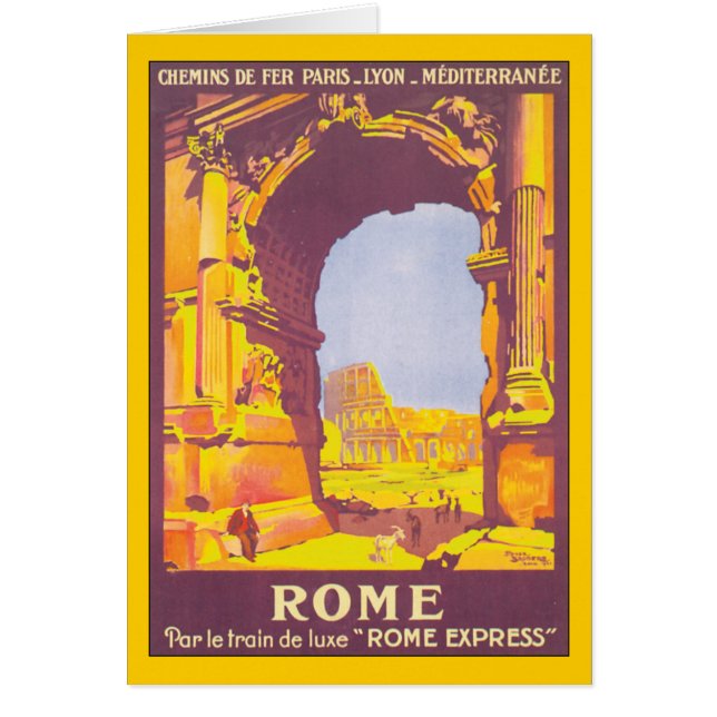 Rome par le trein deluxe "Rome Express" (Voorkant)
