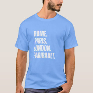 Rome Parijs Londen Faribault T-shirt