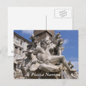 Rome, Piazza Navona Briefkaart (Voorkant / Achterkant)