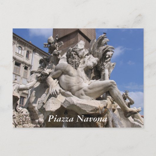 Rome, Piazza Navona Briefkaart (Voorkant)
